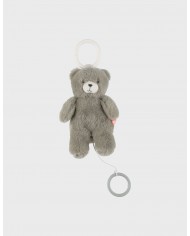 Peluche musicale Fluffy en Veloudoux® beige