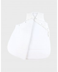 Gigoteuse écrue brodée 70 cm en Veloudoux®