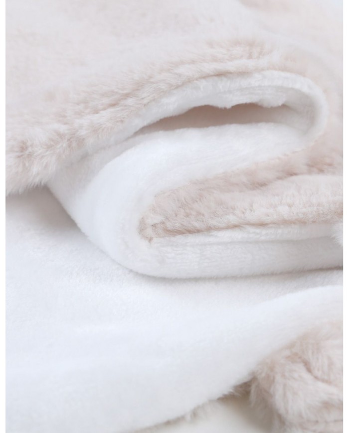 Couverture en Groloudoux 75x100 cm - Beige