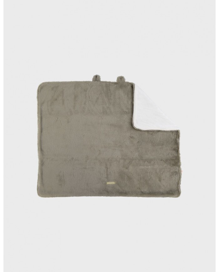 Couverture en Groloudoux 75x100 cm - Kaki
