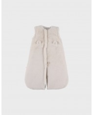 Gigoteuse 70 cm en fausse fourrure - Beige