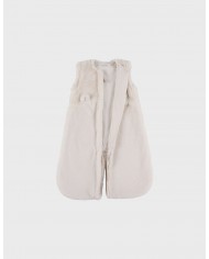 Gigoteuse 70 cm en fausse fourrure - Beige