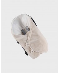 Couverture promenade en fausse fourrure 65x45 cm - Beige