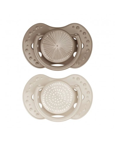 Sucette Dynamique 0-3 mois - Harmony creme / brown