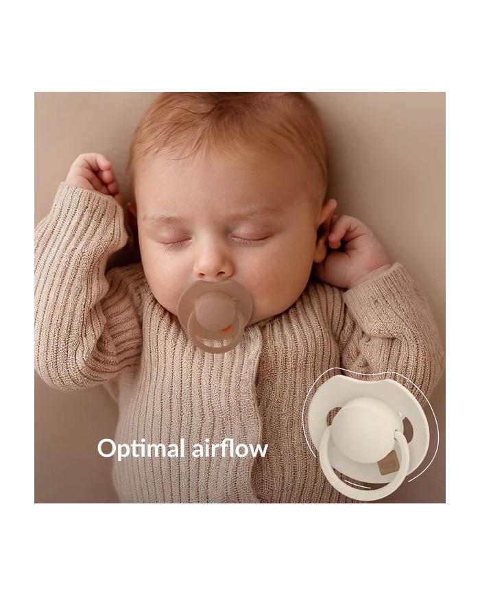 Sucettes Dynamique Prime 0-6 mois - Nude/Blush