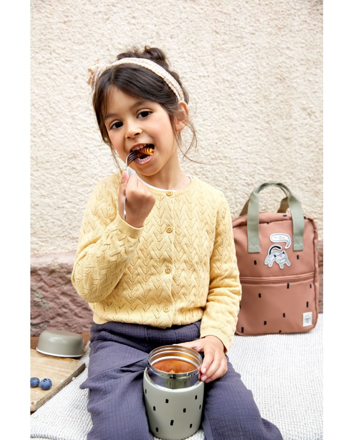 Thermos repas 350 ml - Happy Prints, olive