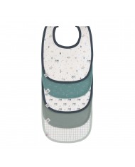 Lot de 5 bavoirs éponge Garden Explorer Tracteur