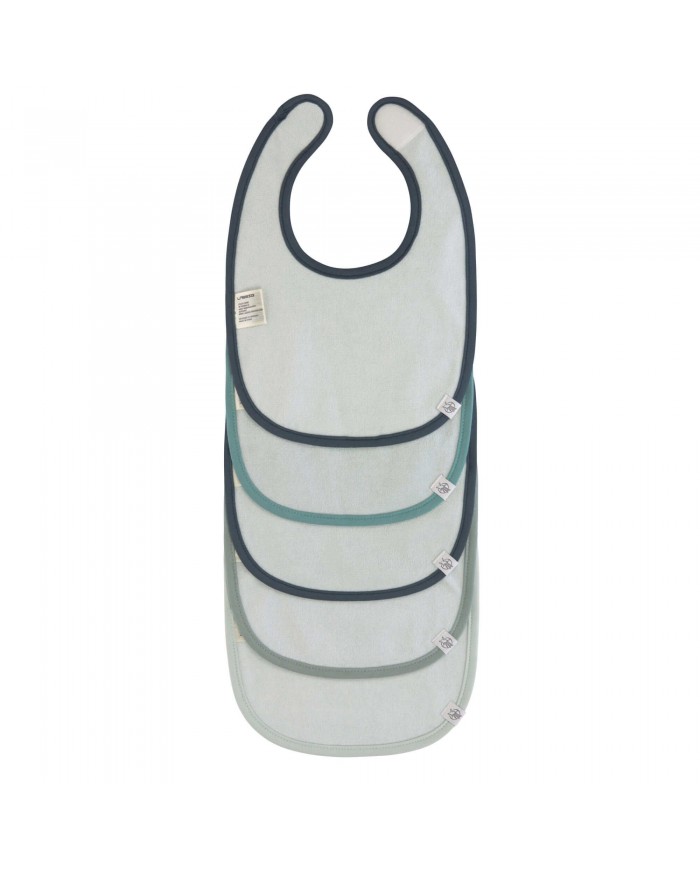 Lot de 5 bavoirs éponge Garden Explorer Tracteur