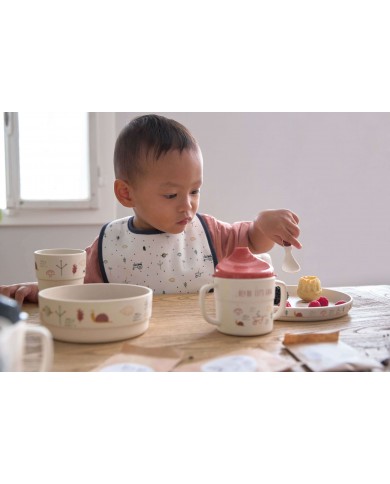 Lot de 5 bavoirs éponge Garden Explorer Tracteur