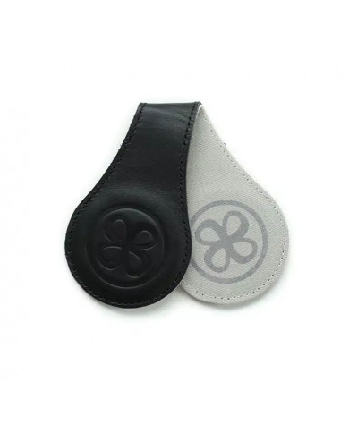 Set clips magnétiques en cuir Cloby - Black