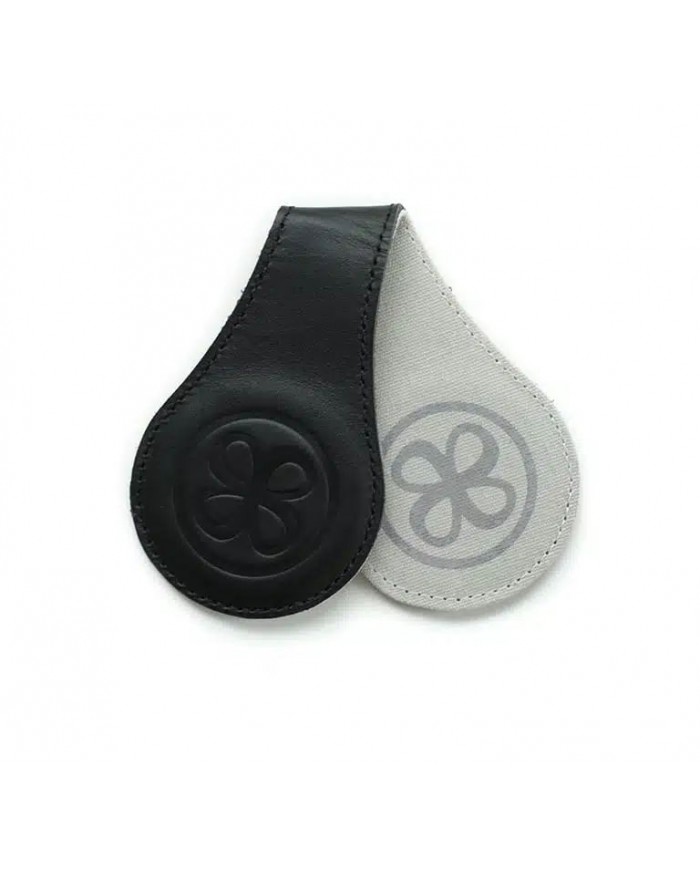 Set clips magnétiques en cuir Cloby - Black