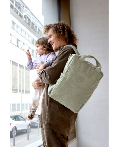 Sac à dos à langer - Vividal Cord, Khaki