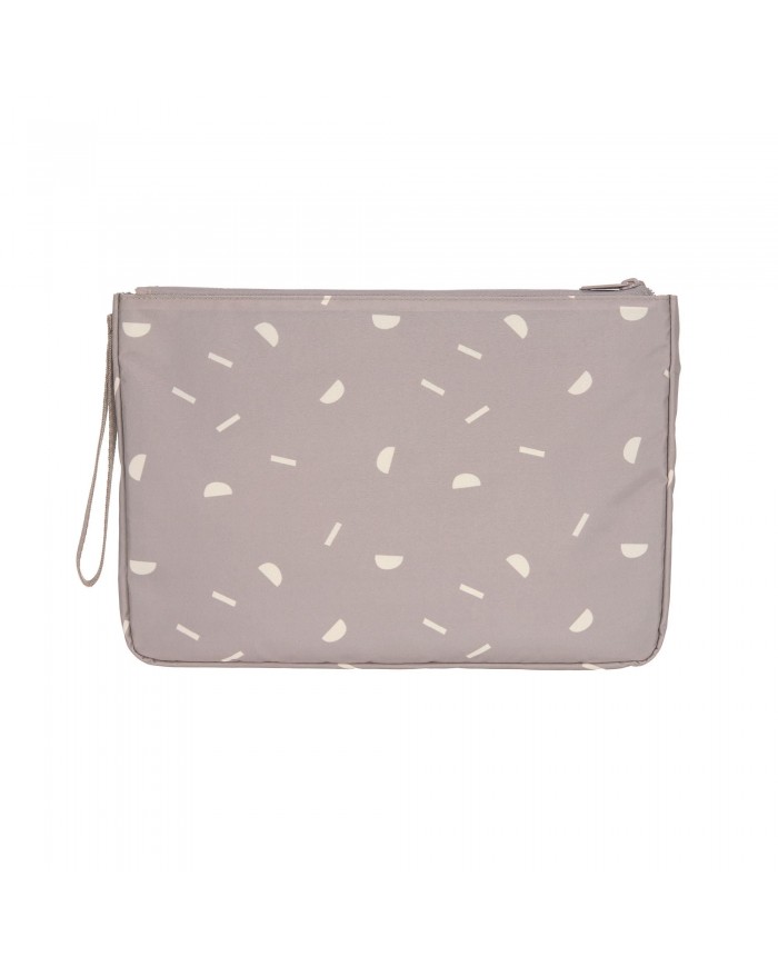 Pochette organiseur de change - Blocks taupe