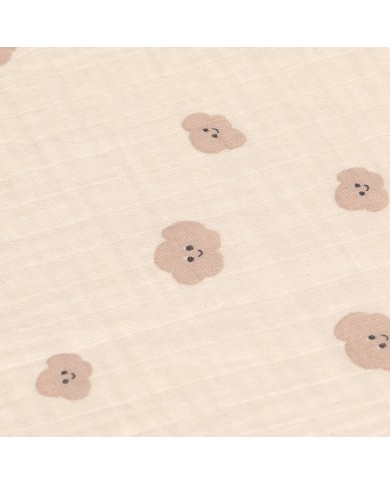 Lot de 3 tétras en coton 60 x 60 cm - Tiny Team, champignon