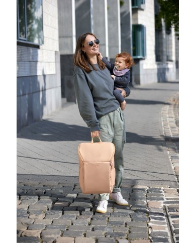 Sac à dos à langer - Slender Up, camel