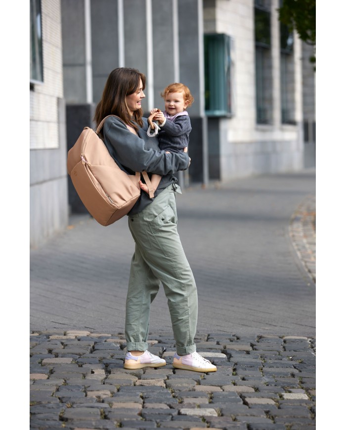 Sac à dos à langer - Slender Up, camel