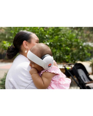 Casque anti-bruit 0-18 m blanc - blanc