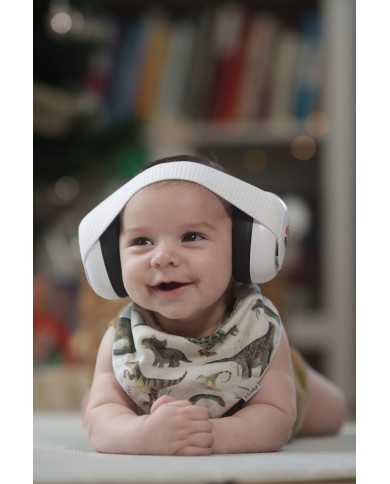 Casque anti-bruit 0-18 m blanc - blanc