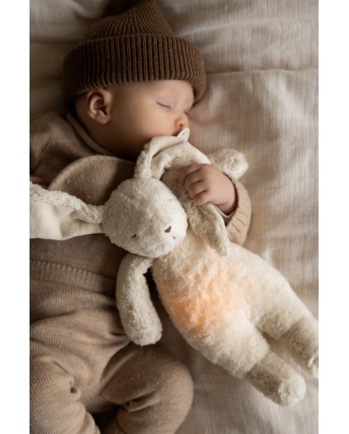 Peluche veilleuse lapin Polar nature 2.0