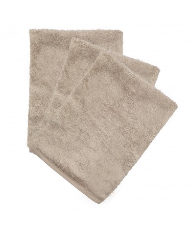 Gants de toilette (3 pieces) - Feather grey