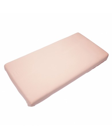 Drap housse jersey 90x200cm, Rose