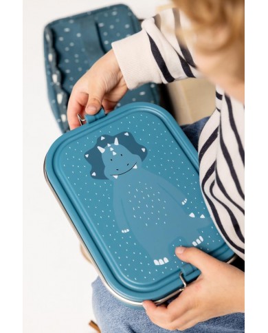 Grande boîte à tartine en inox - Mr. Triceratops
