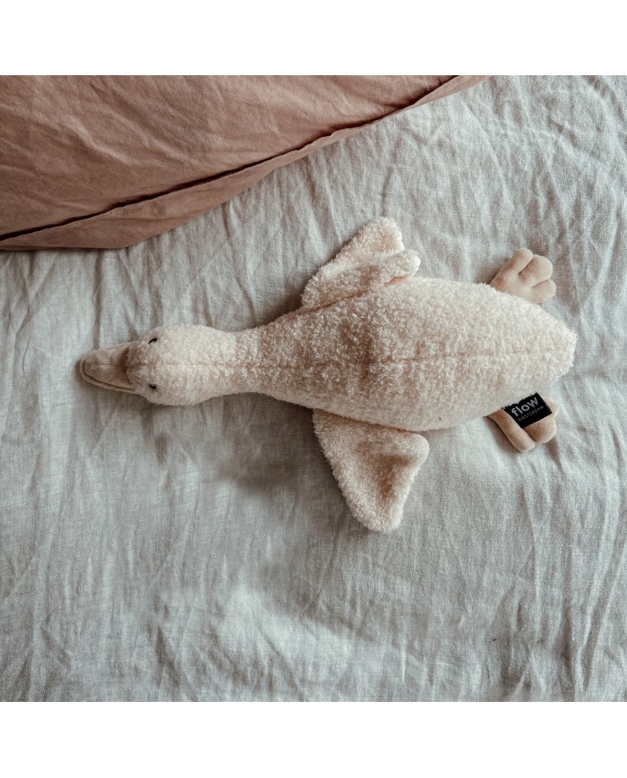 Doudou Battements de Coeur Liva l'oie - beige