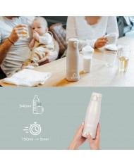 Chauffe-biberon nomade Moov & Feed - Mineral beige