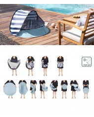 Tente anti UV 3 en 1 Aquani - Marinière