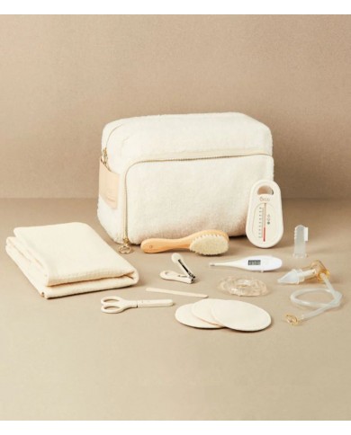 Trousse de toilette bébé Curl White