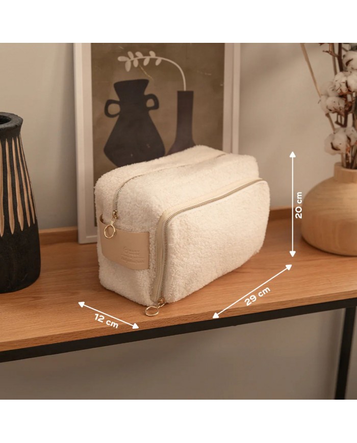 Trousse de toilette bébé Curl White