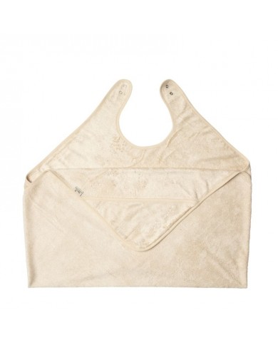 Cape de bain parent/enfant (98x104cm) - Frosted almond