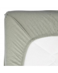 Drap housse 60x120 cm Soft fitted sheet - Whisper green