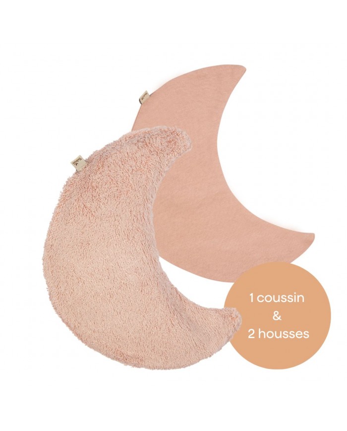 Bouillotte Lune de chaleur - Misty rose