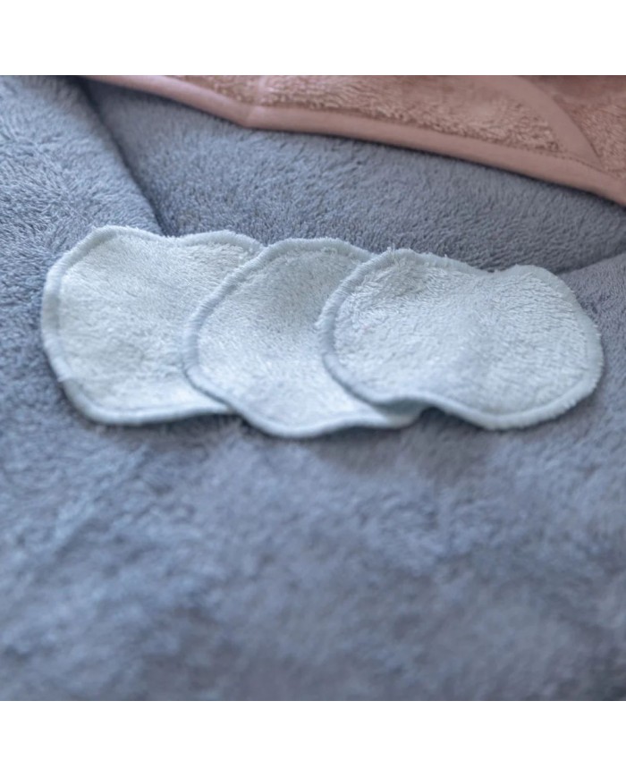 Cotons réutilisables (12 cotons) - Misty rose