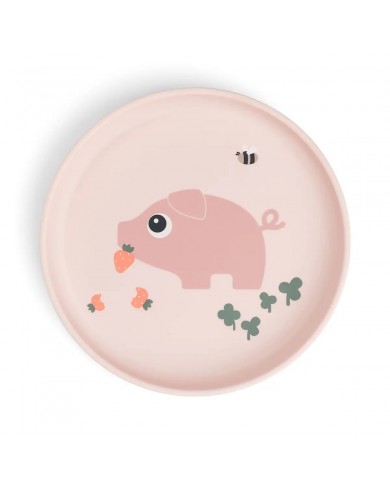 Assiette Tiny Farm - Powder