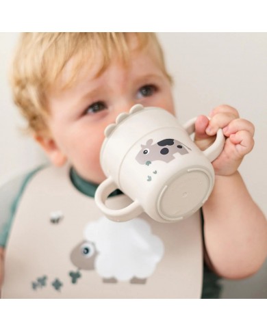 Tasse d'apprentissage Tiny farm - Sand