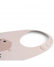 Bavoir silicone - Pigee - Powder