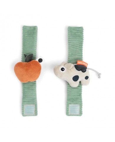 Lot de 2 Bracelet hochet - Dotti - Vert