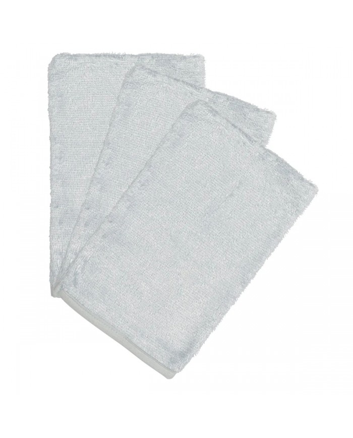 Lot de 3 gants de toilette - Riviera blue