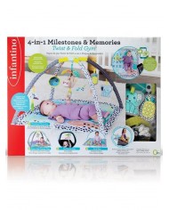 Tapis d'éveil 4 en 1 Milestones & Memories - Twist & fold gym