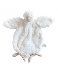 Doudou canard 30 cm Celine - Blanc
