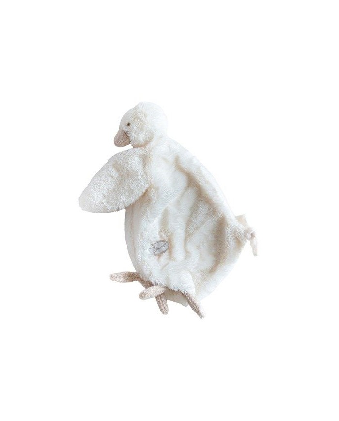 Doudou canard 30 cm Celine - Blanc