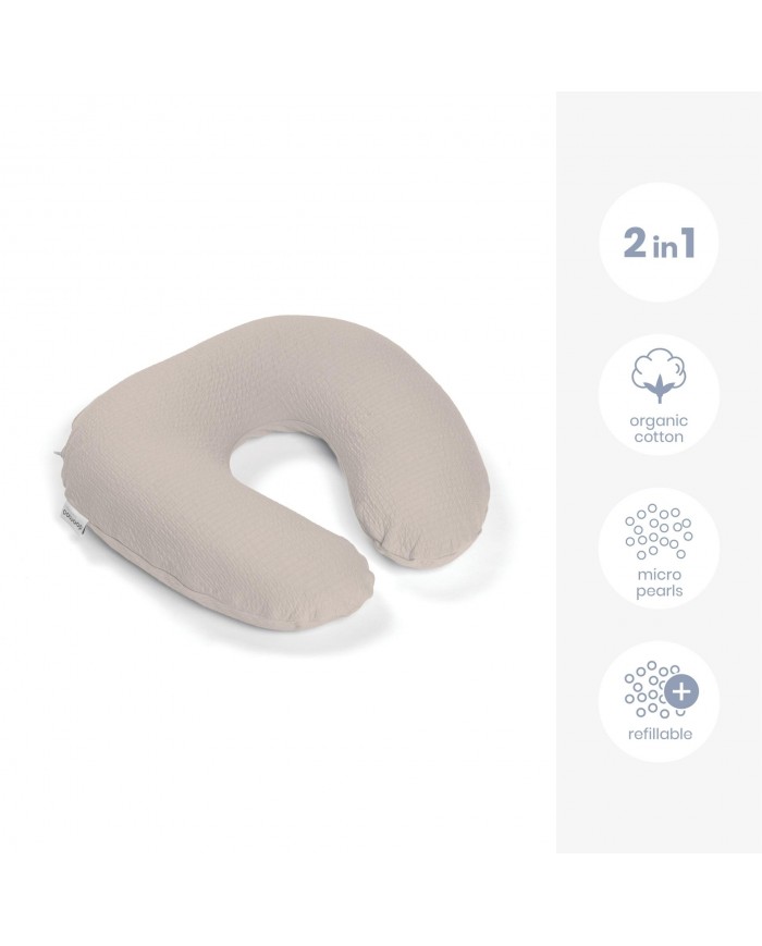 Petit coussin multi-usages Softy Tetra Jersey Sand