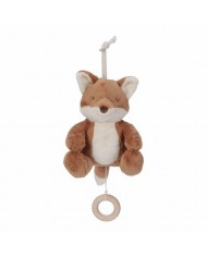 Peluche musicale Fanfan - petit canard - 30 cm - Blanc cassé