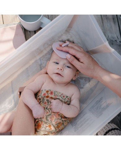 Lot de Brosses pour croûtes de lait - Rose/Soft Lilac