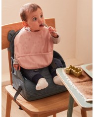 Rehausseur de chaise bleu