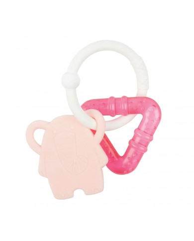 Anneau de dentition Réfrigérant Rose Silicone