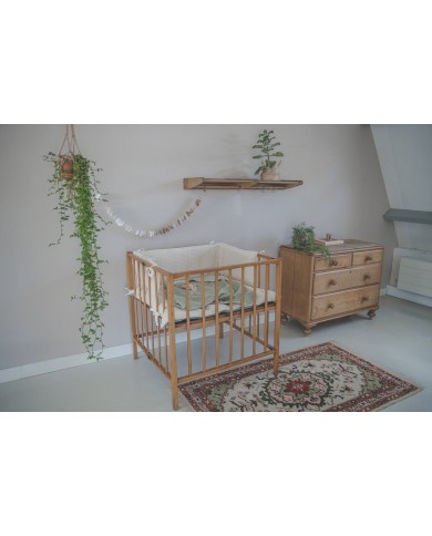 Tour de lit / tour de parc amsterdam 180x30cm - natural