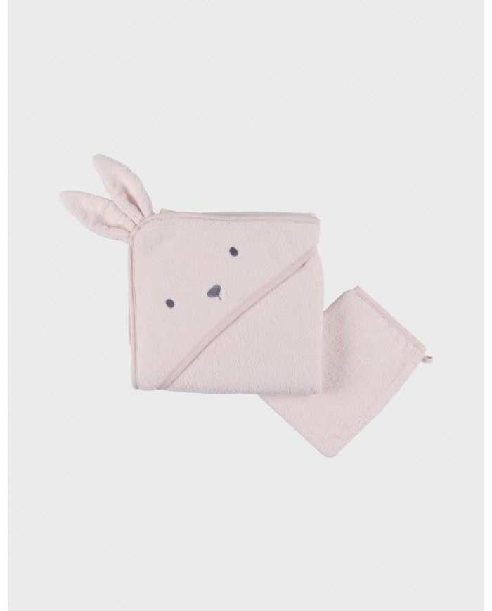 Cape de bain éponge 75x75cm - Rosie